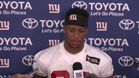 Saquon Barkley updates his injury status