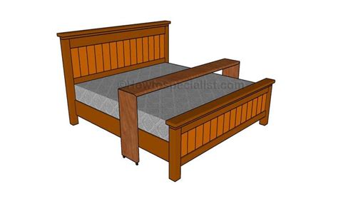 Rolling Bed Table Plans | HowToSpecialist - How to Build, Step by Step DIY Plans | Bed table on ...