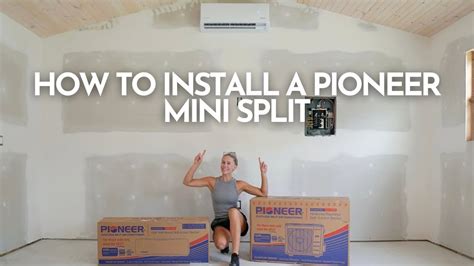 How to Install a Pioneer Mini Split - YouTube