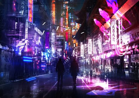 ArtStation - Neon Street