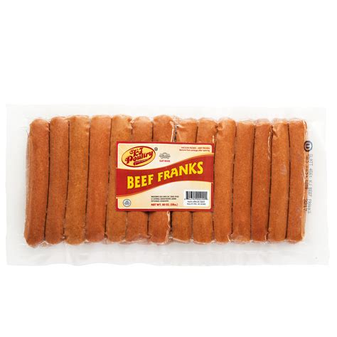 Beef Franks, 5 lb – KJ Poultry Processing Plant