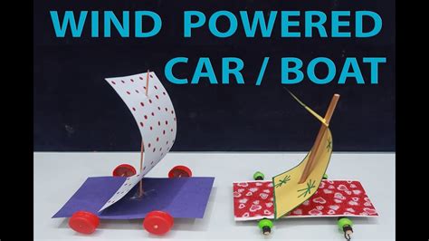 #WindPowerCar Build a Wind-Powered Car | Wind Powered Sail Cars | Easy DIY STEM Activity for ...