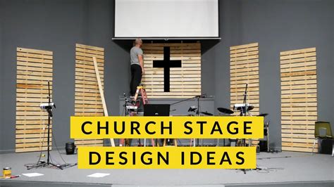 Church Stage Design Ideas (On a budget) - YouTube