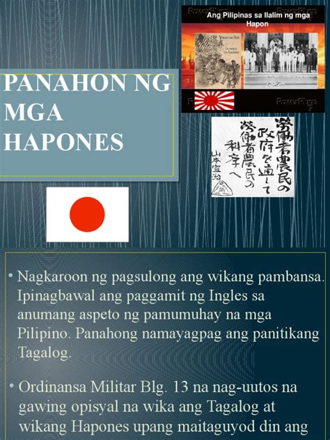 Panahon Ng Mga Hapones | PDF