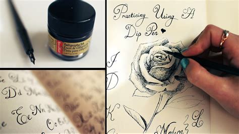 Free Drawing Classes Online For Beginners - Ink Drawing, Calligraphy, 1st Time Using A Dip Pen ...