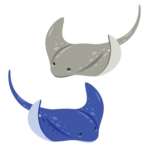 Cartoon Drawing Of A Stingray 13539451 Vector Art at Vecteezy