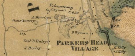 Map of Sagadahoc County, ME 1858