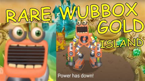 Power Up Rare Wubbox in Gold Island - My Singing Monsters - YouTube