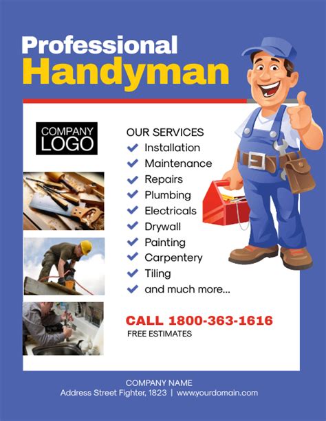 Printable Handyman Flyers