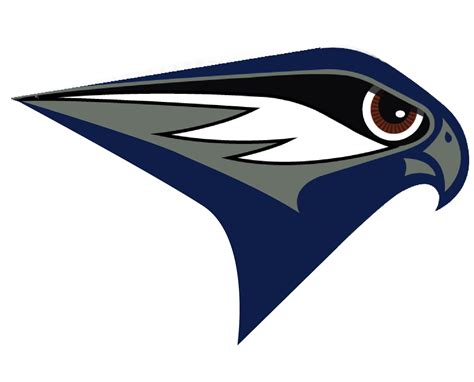 I cannot figure how to visually balance this falcon logo for my school ...