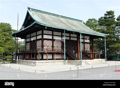 Inside the Imperial Palace in Kyoto. This is the former ruling palace of the Emperor of Japan ...