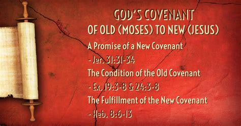 01.28.2018 GOD'S COVENANT OF OLD (MOSES) TO NEW (JESUS) | Western Springs Baptist Church (The ...