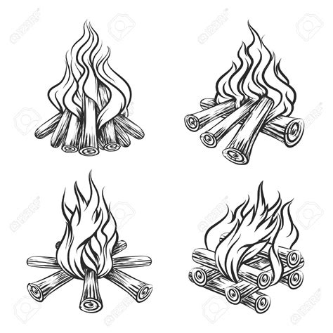 Realistic Flames Drawing at GetDrawings | Free download