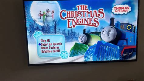 Thomas and friends the Christmas engine DVD menu - YouTube