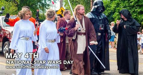 NATIONAL STAR WARS DAY - List Of National Days