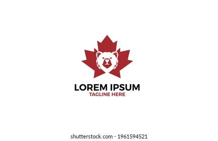 Leaf Maple Bear Logo Vector Icon: เวกเตอร์สต็อก (ปลอดค่าลิขสิทธิ์) 1961594521 | Shutterstock