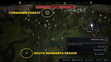 Hogwarts Legacy - All Astronomy Table Locations Guide - GameSpot