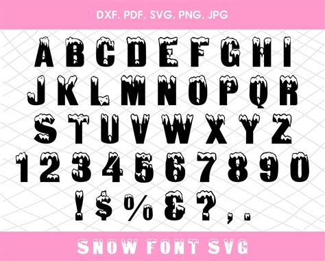 Snow Font SVG Drip Font Ice Font Frozen Font SVG for Cricut - Etsy | Graffiti lettering alphabet ...