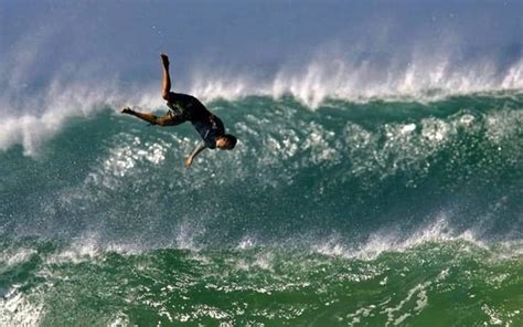 Surfers Wiped Out By Gigantic Waves