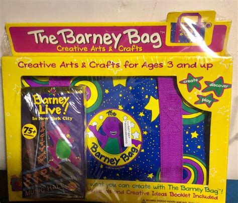 Rare the Barney Bag Creativie Arts and Crafts Kit - Etsy | Art and craft kit, Arts and crafts ...