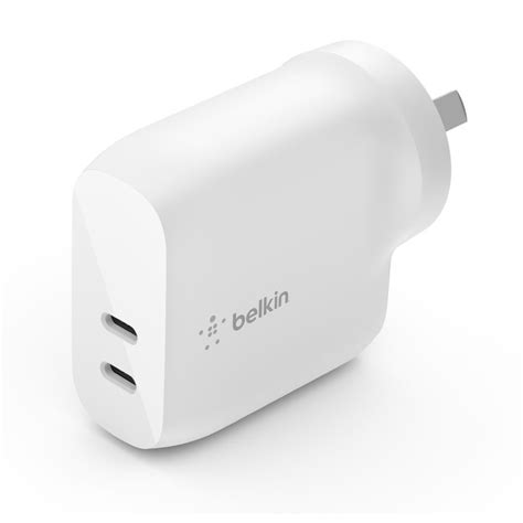 Belkin Dual USB-C PD Charger 40W | BIG W