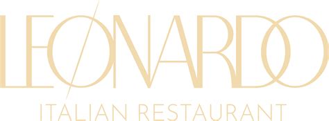 Menu overview - Leonardo Italian restaurant