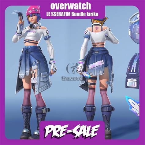 Overwatch LE SSERAFIM Bundle Kiriko Cosplay Costume