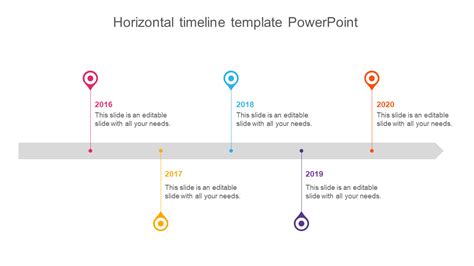 Horizontal Timeline Template PowerPoint & Google Slides