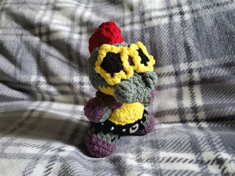 Crocheted Fnaf Montgomery Gator Plushie - Etsy