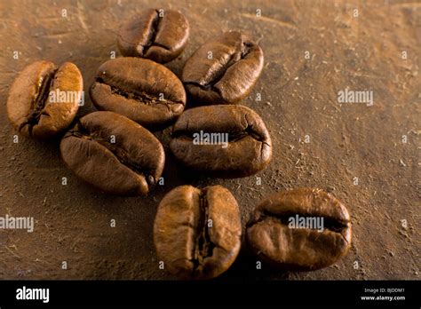 Coffee beans close up Stock Photo - Alamy