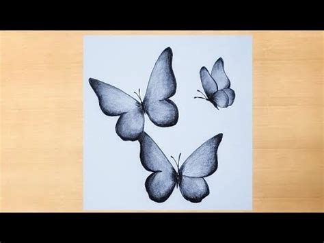 Butterfly Pencil Drawing