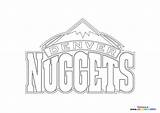 Denver nuggets Logo  Coloring Pages For Kids sketch template