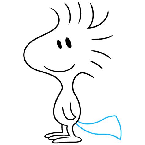 How to Draw how to draw Woodstock from Peanuts - Really Easy Drawing ...