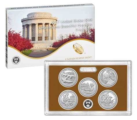 USA Set Quarters Proof 2017 - World Coins Dealer Online