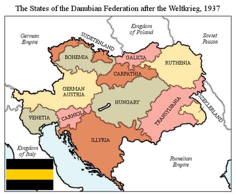 Danubian Federation by xpnck on DeviantArt | Alternate history, World ...