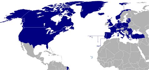 NATO Countries Names List and Map 2023