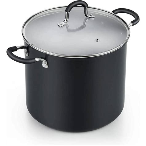 Cook N Home Hard Anodized 10-qt. Aluminum Nonstick Stockpot 02730 - The ...