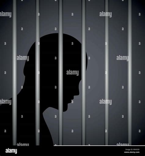 Prison bars silhouette hi-res stock photography and images - Alamy