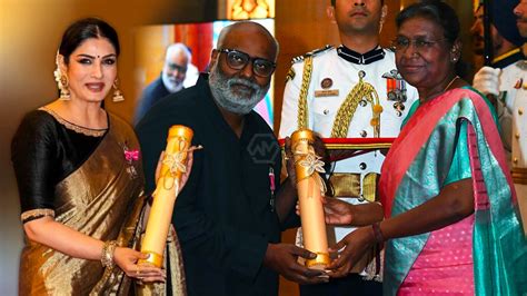 The Padma Shri 2023 was given to Keeravani and Raveena - WorldMagzine