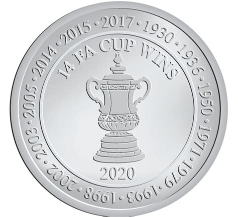 LONDON – Arsenal FC – 4 FA Cup wins – Cup 2020 - National Tokens