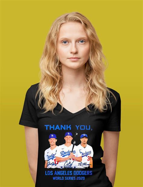 Thank You Los Angeles Dodgers World Series 2020 Signature Shirt - 1st ...