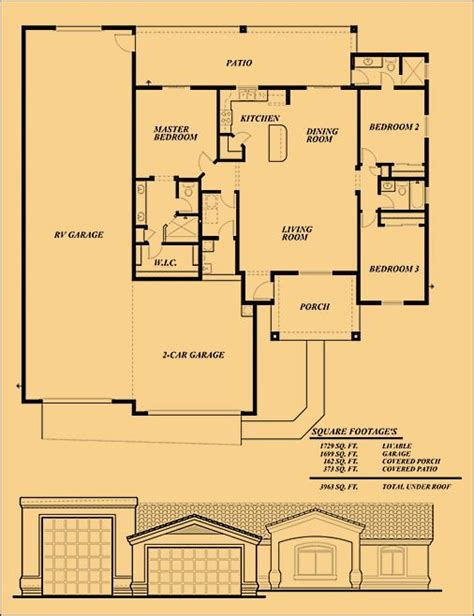 Barndominium Floor Plans With Rv Garage - floorplans.click