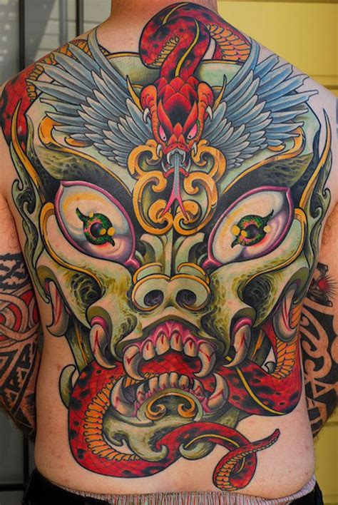 Juxtapoz Magazine - Displaying items by tag: Tattoo | Grime tattoo, Tattoos, Back piece tattoo