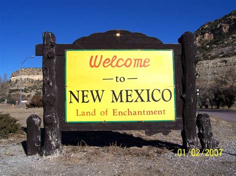 Welcome to New Mexico | Welcome to New Mexico sign at rest a… | Flickr