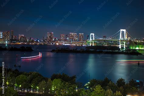 Rainbow Bridge in Odaiba, Tokyo Stock Photo | Adobe Stock