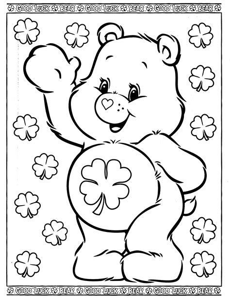 Care Bears Coloring Pages - Free Coloring Pages Printables