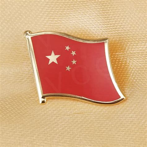 Soft Enamel China Flag Lapel Pins-in Brooches from Jewelry ...