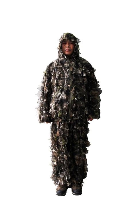 Ghillie Suit Woodland Camo Hunting Camouflage 3D Premium Hunting Camo ...