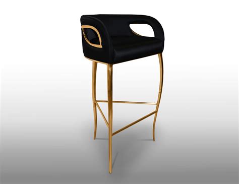 CHANDRA Bar Stool Koket | Chandra is both bold and daring. The modern edge in this chair exudes ...