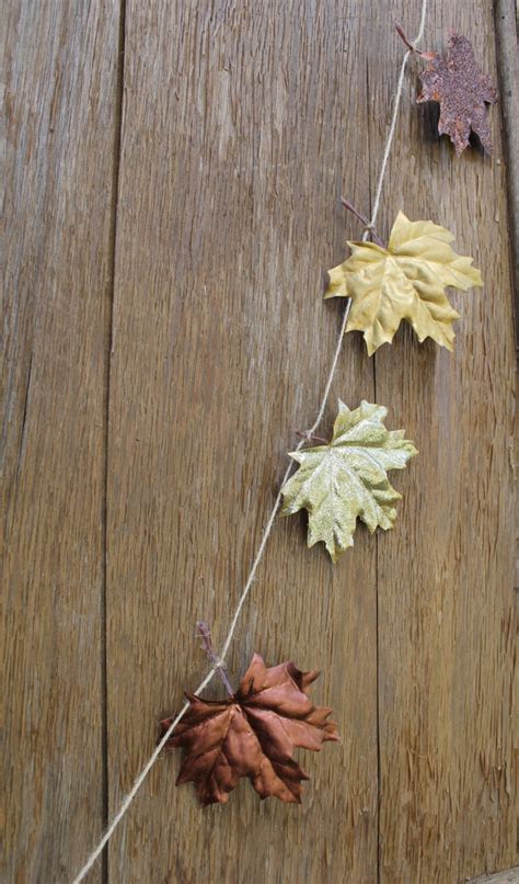 Leaf Garland Fall Leaf Garland Fall Garland Thanksgiving - Etsy